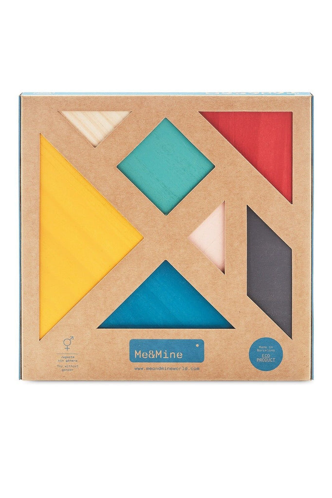 jeu tangram en bois