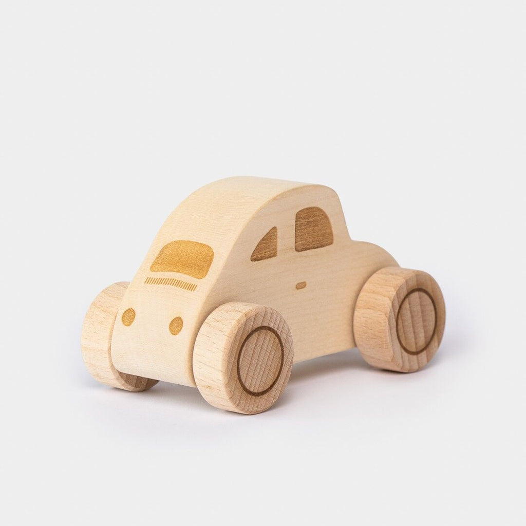 jouet voiture en bois coccinelle