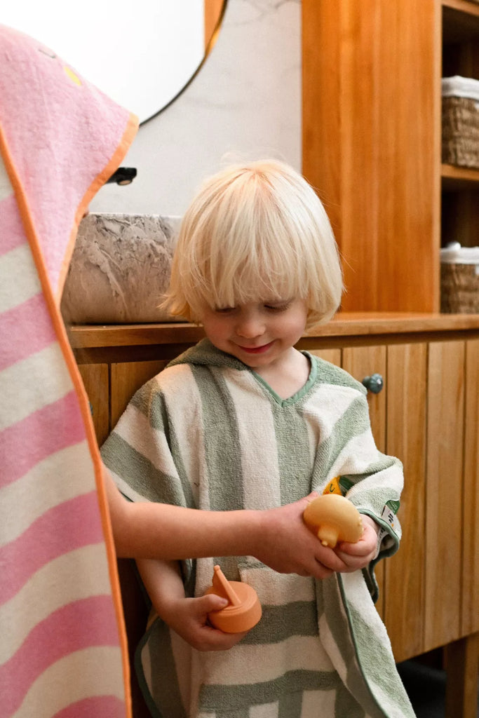 Poncho de bain enfants en éponge  Lola Citron