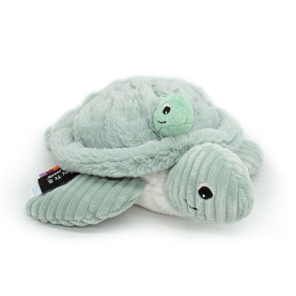 peluche tortue les deglingos menthe