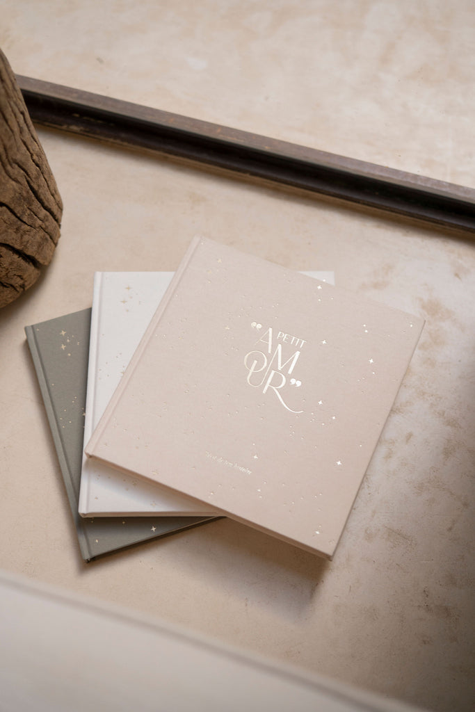 Livre de naissance Petit Amour Beige